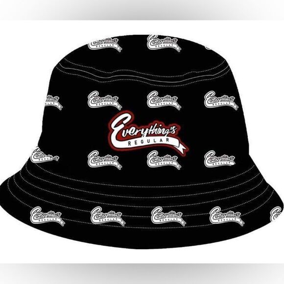 Everything’s Regular Bucket Hat BLACK OS NWT‎ - Picture 1 of 4